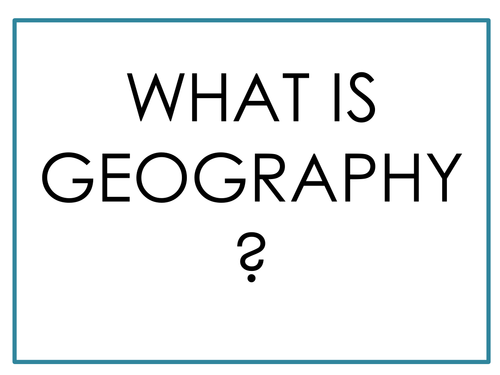 Geography display ideas