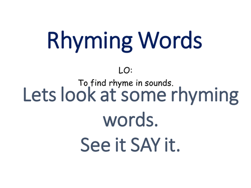 Rhyme CVC | Teaching Resources