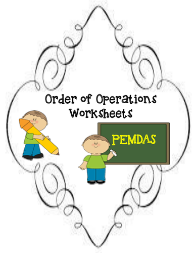 Order of Operations Worksheets