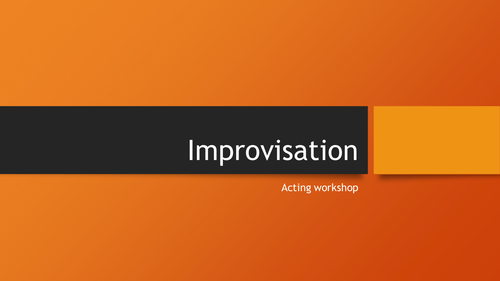 Improvistaion Workshop 