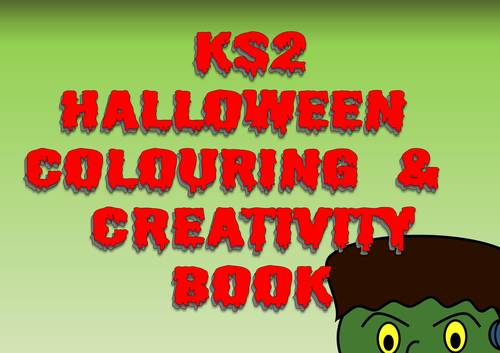 KS2 Halloween Creative Thinking and Colouring Book