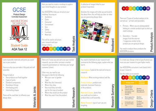 GCSE PRODUCT DESIGN FOLD AWAY ASSESSMENT GUIDE