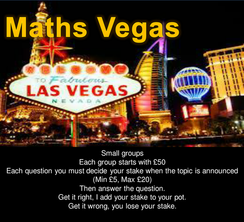 Maths Vegas Grade C Revision