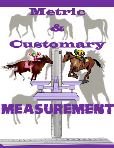 Metric and Customary Measurement Horsey Worksheets