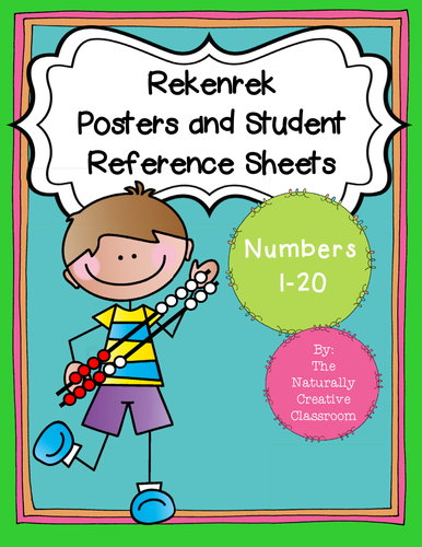 Rekenrek Posters and Student Reference Sheets