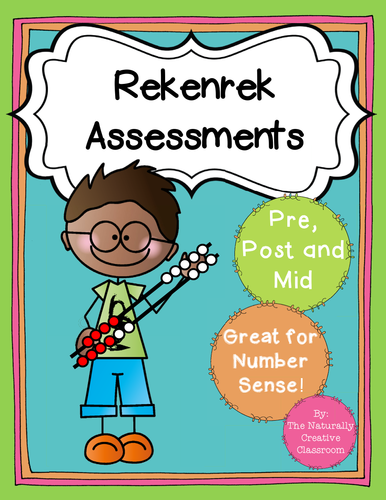 Rekenrek Assessments:  Pre, Mid and Post
