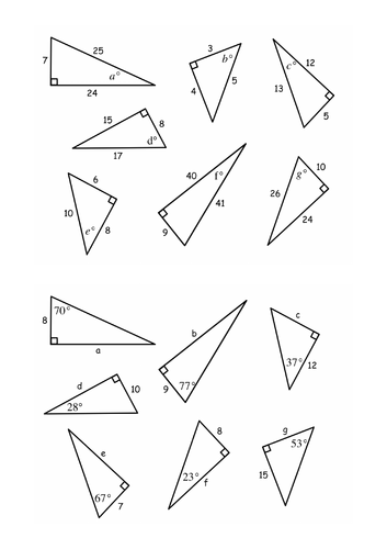 Trig: SOHCAHTOA | Teaching Resources