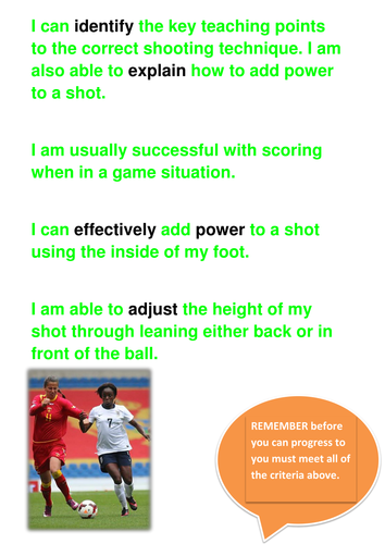 Football Shooting Assessment