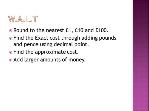 Addition with rounding and approximation and finding exact cost.
