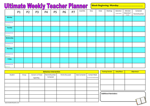 Ultimate Teacher's Organiser
