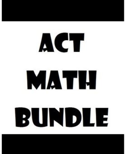 ACT Prep Math Bundle