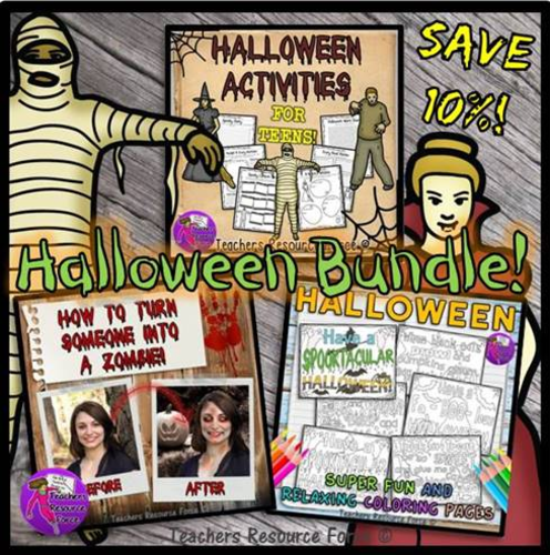 Halloween Resources Bundle - save over 10%!
