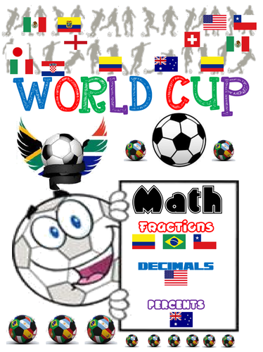 World Cup Soccer Math Worksheets