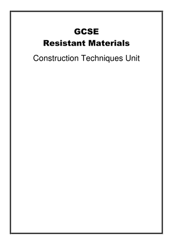 RESISTANT MATERIAL STUDY NOTES