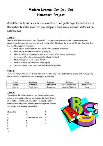 Our Day Out KS3 Unit (21 Lessons) - SOW, PPT, Homework, Resources, Exam!