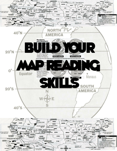 Map Reading Skills Worksheets