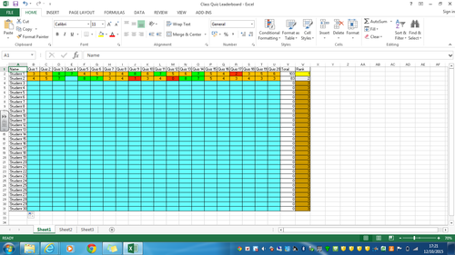 Class Quiz Leaderboard