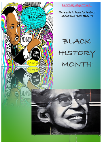 Black History Month Celebration (Resources + Student Activities)