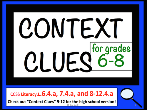 Context Clues 6-8