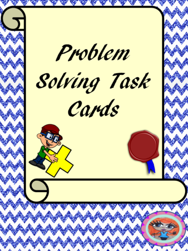 Practical Problem Solving Math Task Cards and planning sheet
