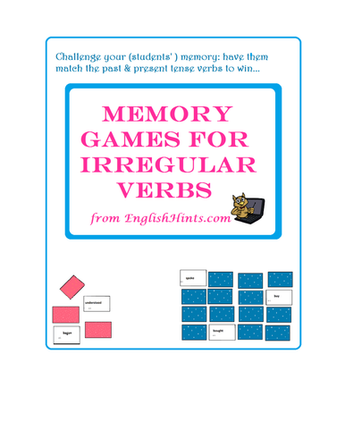 Memory Games for Irregular Verbs