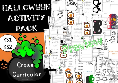 Halloween Mixed Activity Pack