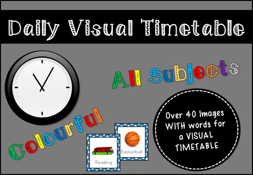 Daily Visual Timetable