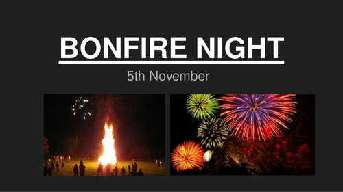 Bonfire Night - tutor activity 
