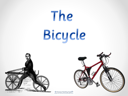 The history of bicycles powerpoint