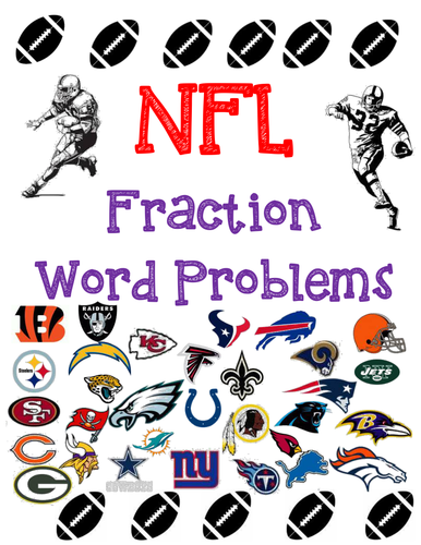 Word Problems-NFL Fractions