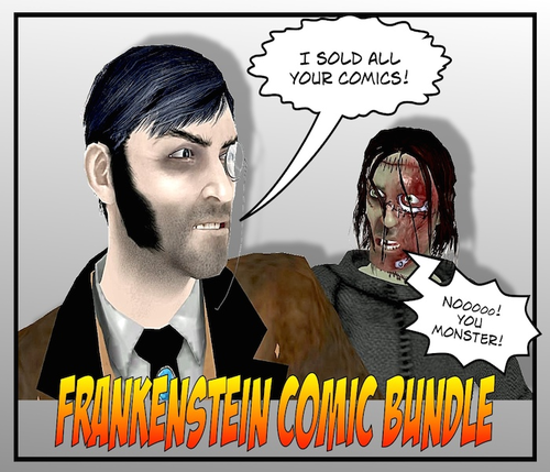 Frankenstein Comic Book Collection - Parts 1-3