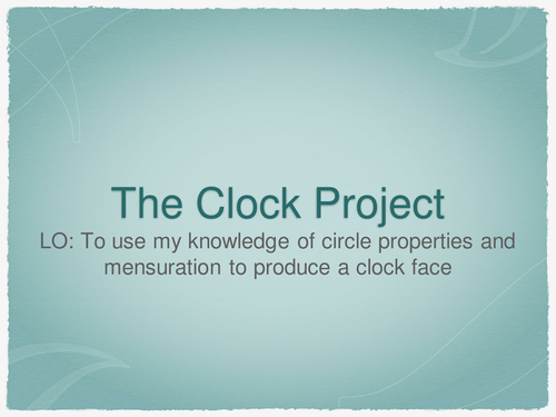 Clock project