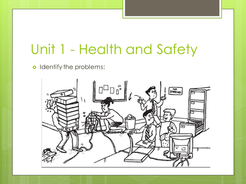 GCSE ICT theory Health and Safety in the workplace