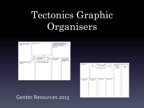 Tectonic Processes:  GCSE  Graphic Organisers