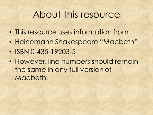 Full Macbeth Scheme based on the new Edexcel GCSE Literature requirements.