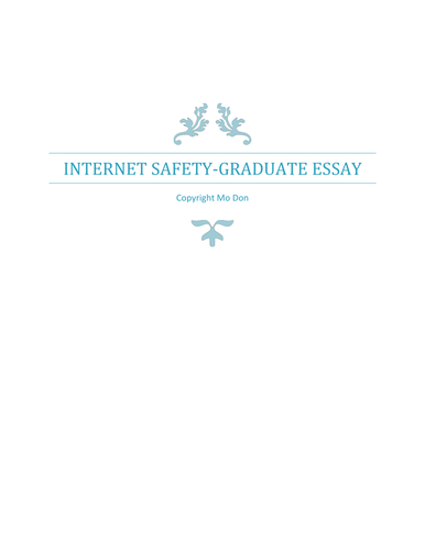 Internet Safety-Graduate Essay