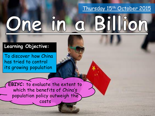 China's One Child Policy