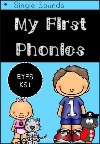 My First Phonics Workbook (perfect starter book for single sounds for EYFS/KS1)