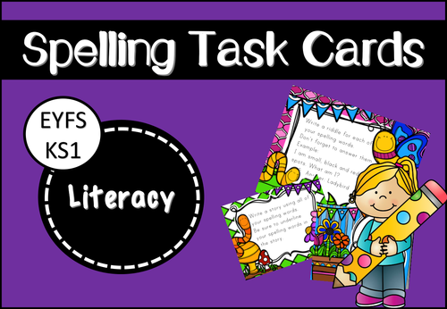 Spelling Task Cards (EYFS/KS1)