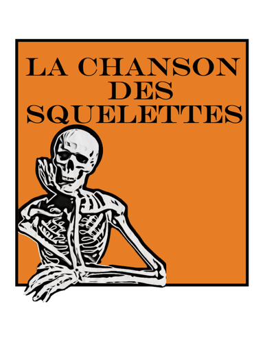 A  simple gap fill handout for YouTube's Chanson des Squelettes (2.0)