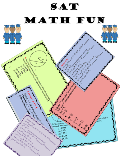 Sat Prep Math Fun Teaching Resources
