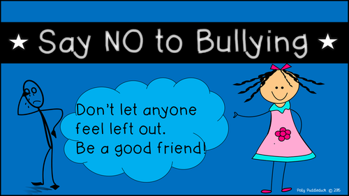 no bullying poster