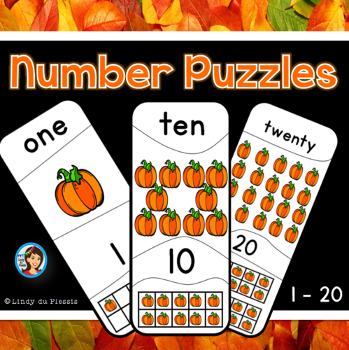 Pumpkin Number Puzzles (1-20)