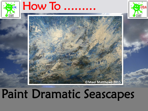 Painting. How to Paint a Dramatic Seascape