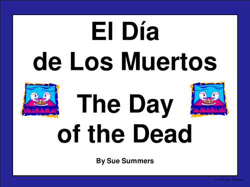 Spanish Day of the Dead / Dia de los Muertos Flashcards and Presentation