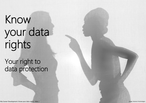 Know your data rights: Your right to data protection