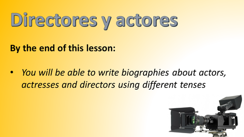 Directores y actores