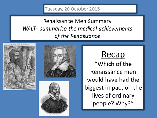 Renaissance  Medicine