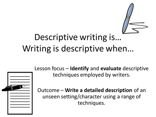 Descriptive Writing