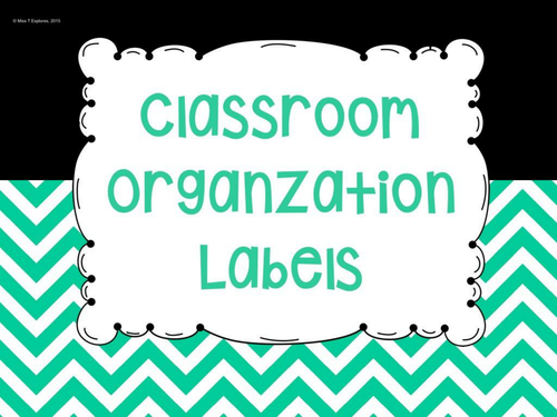 Editable Classroom Teacher Labels